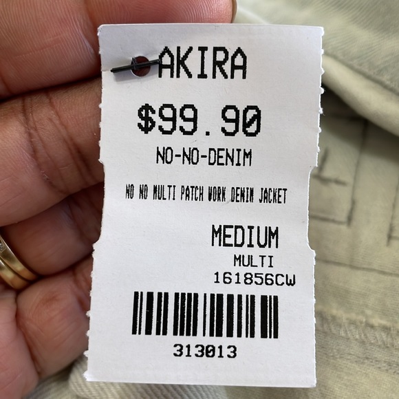 Akira Patchwork Denim Jacket - Picture 3 of 3